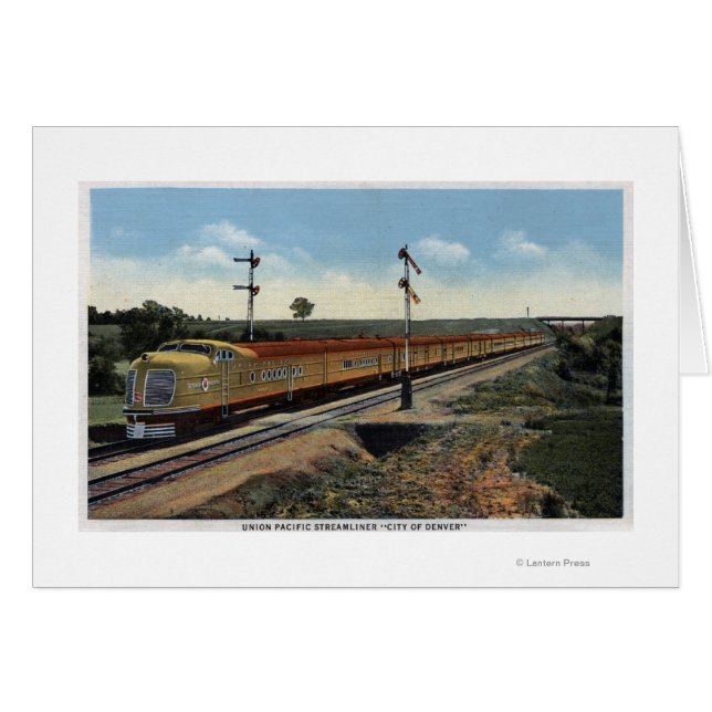 Union Pacific Streamliner "City of Denver" (Front Horizontal)