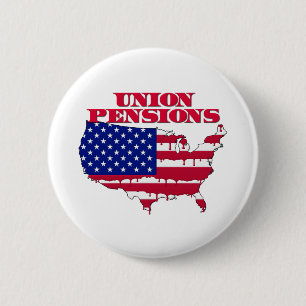 Union Pensions 2 Inch Round Button