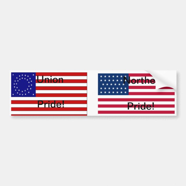 Union pride / Nortehrn pride bumper sticker (Front)