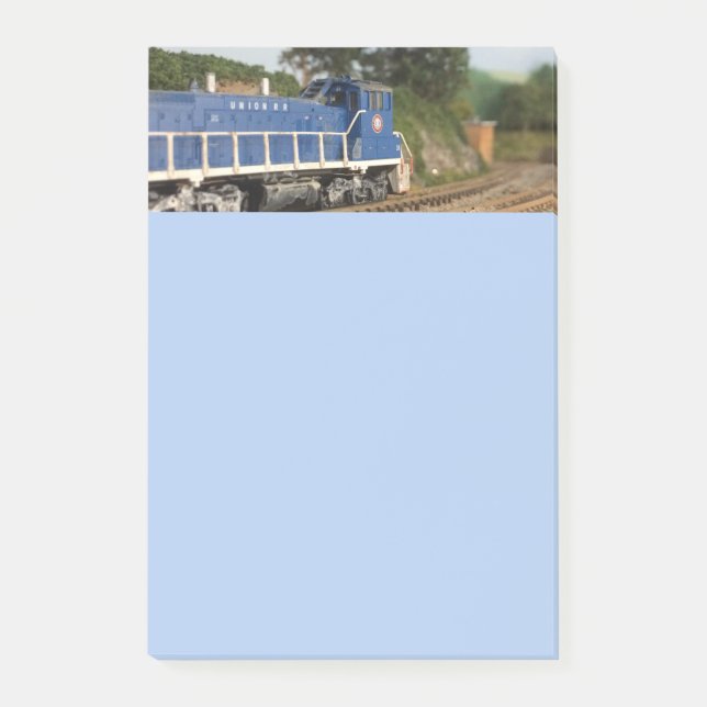 Union RR Northbound at Bull Run 4x6" Post it notes (Front)