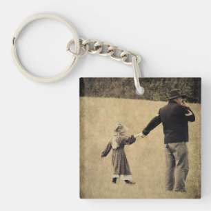 Union Soldier and Daughter Keychain