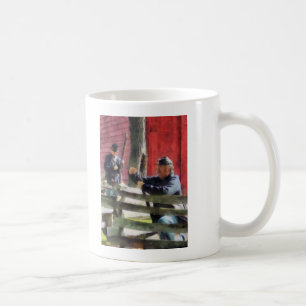 Union Soldier Loading Rifle Coffee Mug