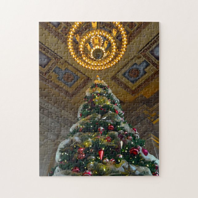 Union Station Christmas Tree Jigsaw Puzzle (Vertical)