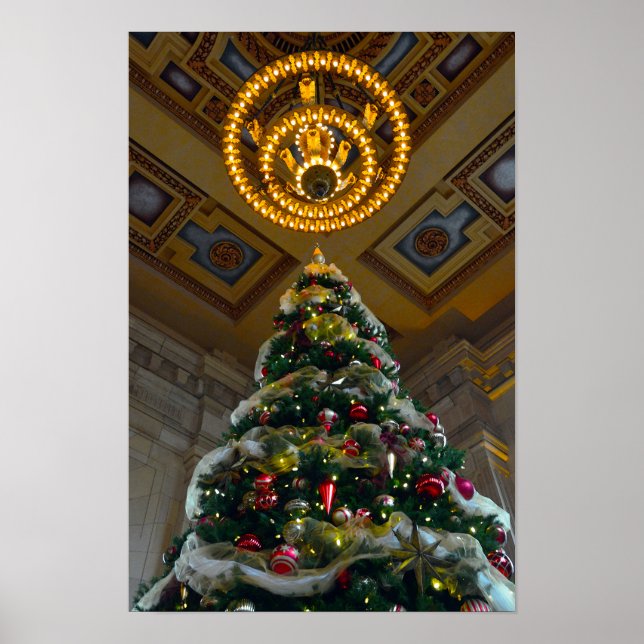 Union Station Christmas Tree Poster (Front)