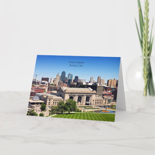 Union Station, Kansas City, Missouri photograph, Card (Front)