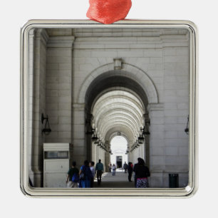 Union Station Metal Ornament