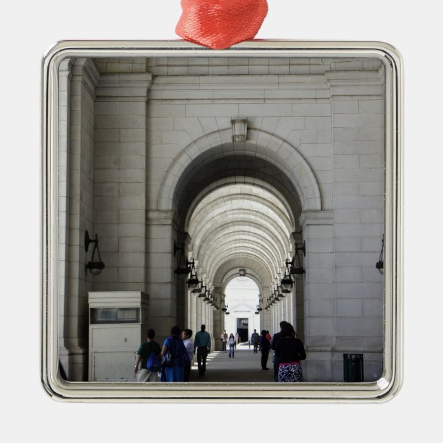 Union Station Metal Ornament (Front)