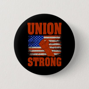 Union Strong 2 Inch Round Button
