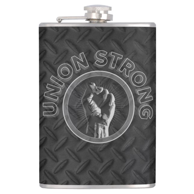 Union Strong Hip Flask (Front)