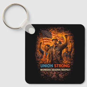 Union Strong Rising Keychain
