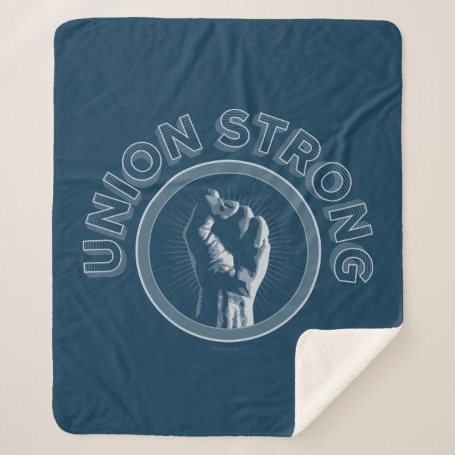 Union Strong Sherpa Blanket (Front)