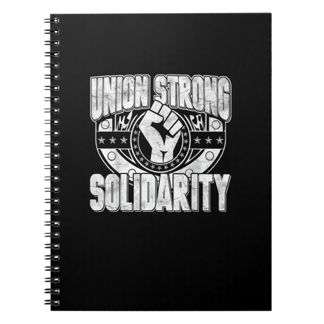 Union Strong Solidarity Notebook (Front)