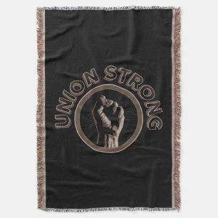 Union Strong Throw Blanket