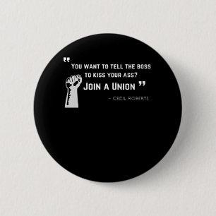 Union Strong - Union Worker Trend Labour Day 2 Inch Round Button