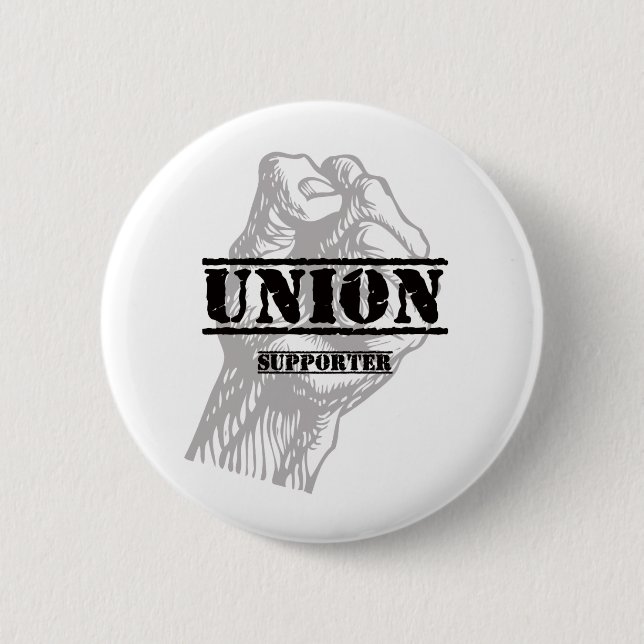Union Thug Supporter 2 Inch Round Button (Front)