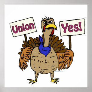 Union Yes Turkey; Talking Turkey Union Yes Poster