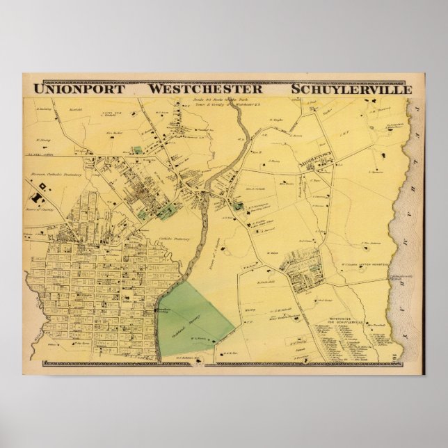 Unionport, Westchester, Schuylerville Poster (Front)