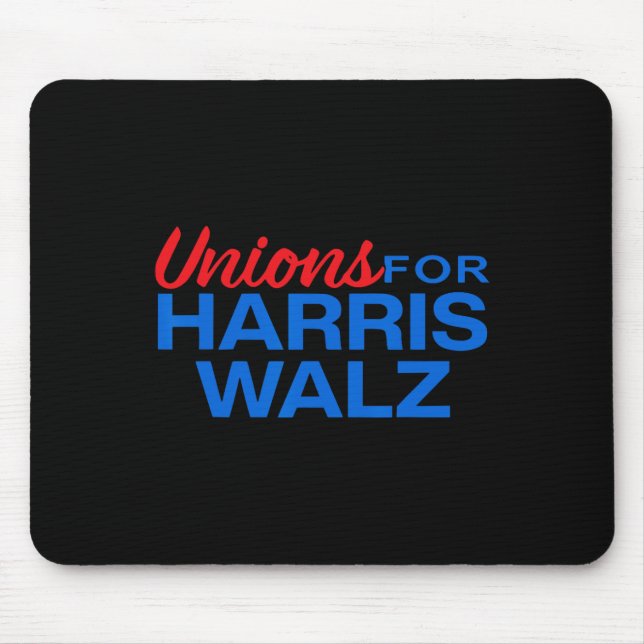 Unions For Harris Waltz  Mouse Pad (Front)