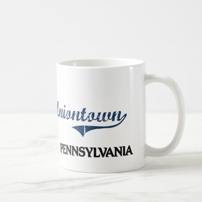 Uniontown Pennsylvania City Classic Coffee Mug (Right)