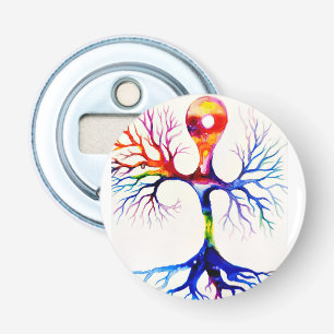 Unipolar neuron bottle opener