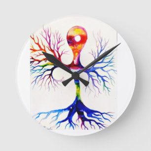 Unipolar neuron round clock