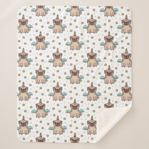 Unipug Pattern Sherpa Blanket