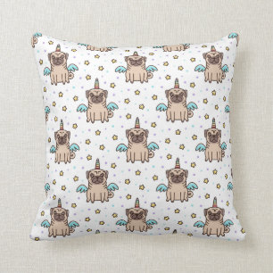 Unipug Pattern Throw Pillow