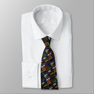 Unique 100th Birthday Party Personalized Gifts Tie