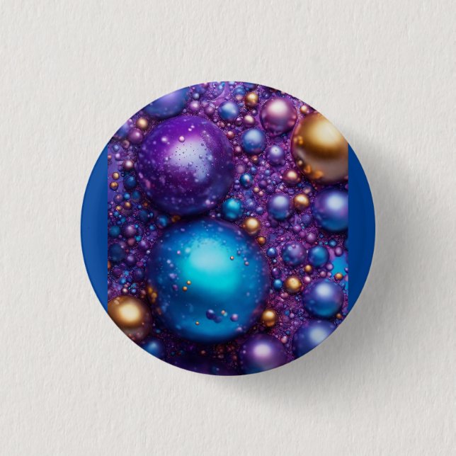 Unique  1 inch round button (Front)