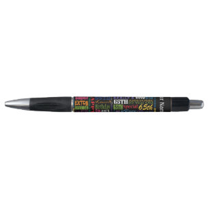 Unique 65th Birthday Party Personalized Gifts Pen