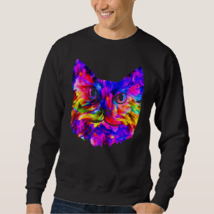 Unique About Colour Cat Pn Sweatshirt