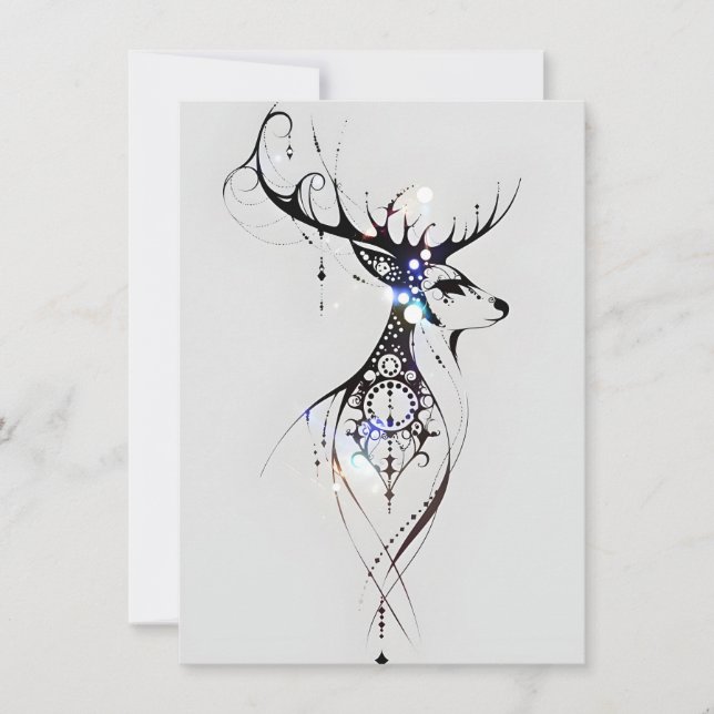 Unique Abstract Christmas Cards (Front)