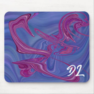 Unique Abstract Colourful Marble Liquid  Mousepad