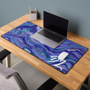 Unique Abstract Colourful Marble Liquid Mousepad Desk Mat