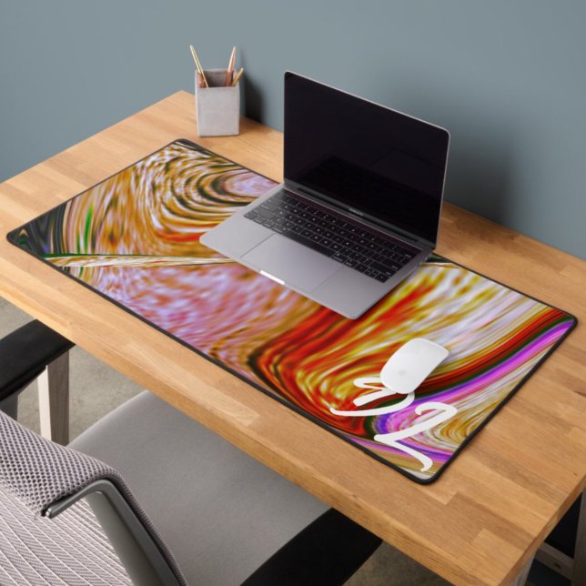 Unique Abstract Colourful Marble Liquid  Mousepad Desk Mat (Creator Uploaded)