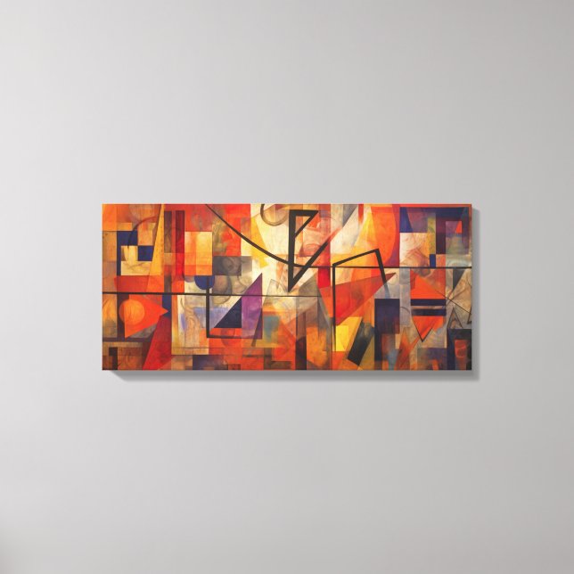 Unique abstract design canvas (Front)