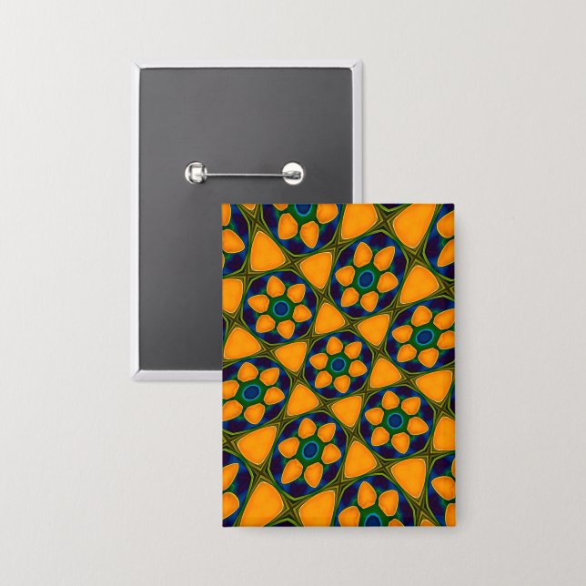 Unique Abstract Flowers Pattern (Front/Back)