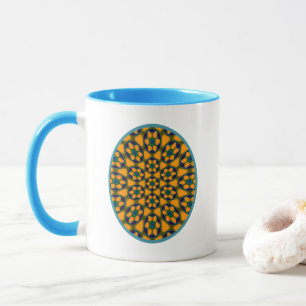 Unique Abstract Flowers Pattern Mug