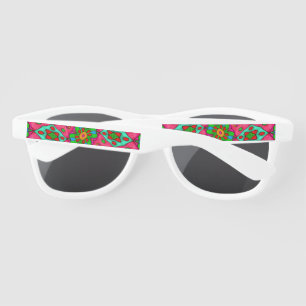 Unique Abstract Flowers Pattern Sunglasses