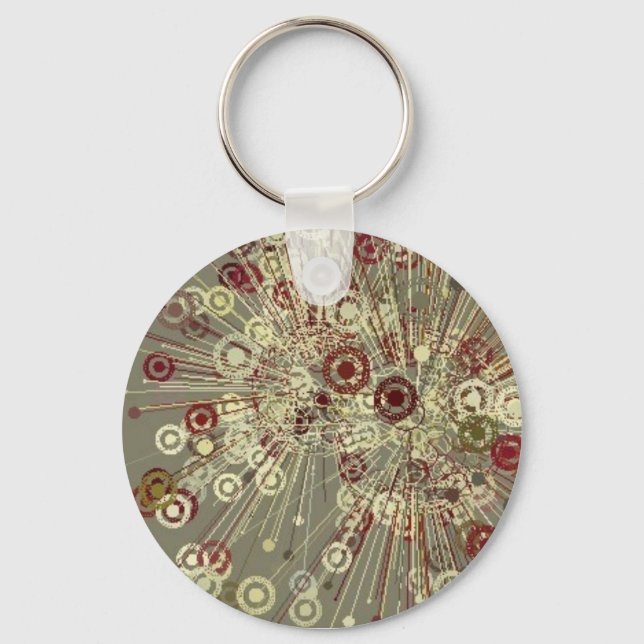 UNIQUE ABSTRACT KEYCHAIN (Front)