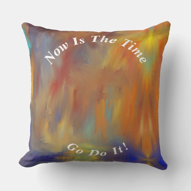 Unique Abstract Marble Liquified  Throw Pillow (Front)