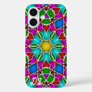 Unique Abstract Marbled Liquified & Colourful iPhone 16 Case