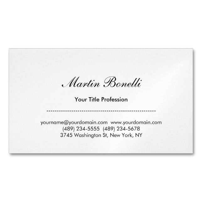 Unique amazing professional design business card (Front)