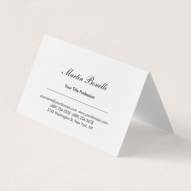 Unique amazing professional design business card (Front)