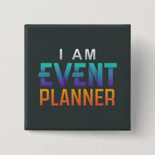 Unique and Eye-Catching Element Square 2 Inch Square Button