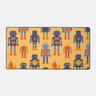 unique and fun robot. desk mat