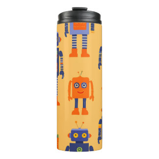 unique and fun robot. thermal tumbler