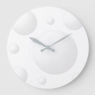 Unique and Modern White Balls Large Clock