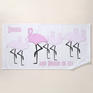 Unique and Proud Beach Towel