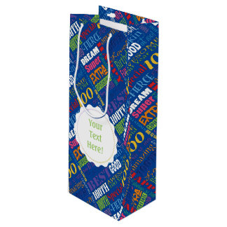 Unique And Special 100th Birthday Party Gifts Wine Gift Bag